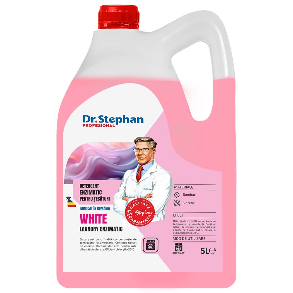 detergent-lichid-rufe-albe-dr-stephan-white-laund_10532_3_17707348733428 Detergent lichid rufe albe Dr. Stephan White Laundry Enzimatic 5l - imagine 1